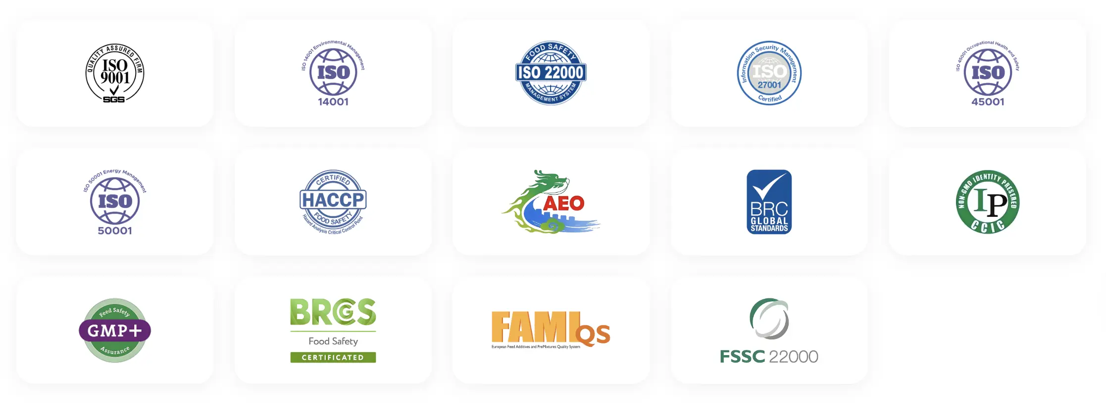 Certifications