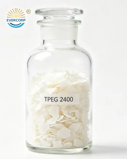 TPEG 2400 Macromonomer Lab Sample in Glass Bottle TPEG 2400 Macromonomer Lab Sample in Glass Bottle