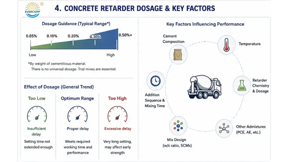 Difference between concrete retarder admixture and surface retarder Difference between concrete retarder admixture and surface retarder